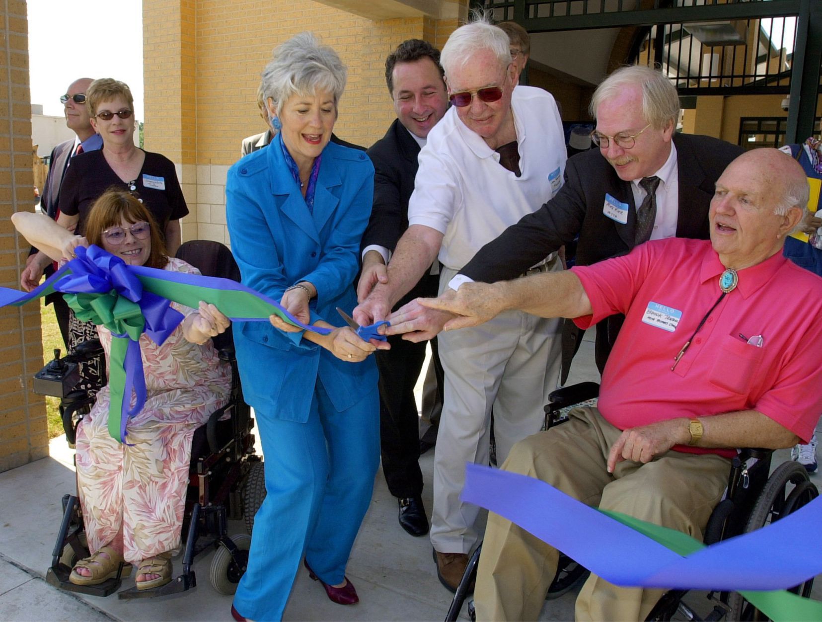 bus station ribbon-cutting